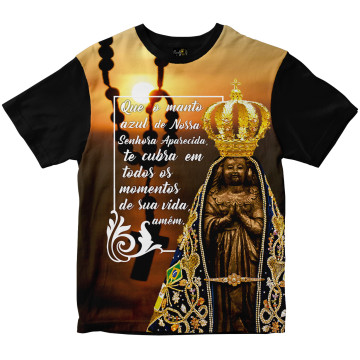 Camiseta Nossa Senhora Aparecida Rainha do Brasil