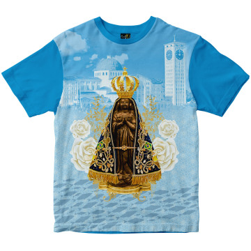 Camiseta Nossa Senhora Aparecida Rainha do Brasil