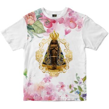 Camiseta Nossa Senhora Aparecida Rainha do Brasil