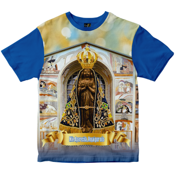 Camiseta Nossa Senhora Aparecida Rainha do Brasil