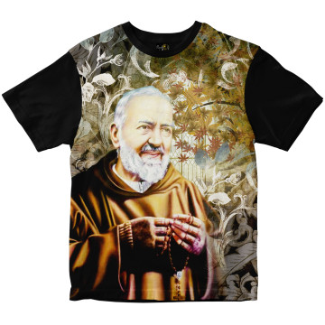 Camiseta São Padre Pio Rainha do Brasil