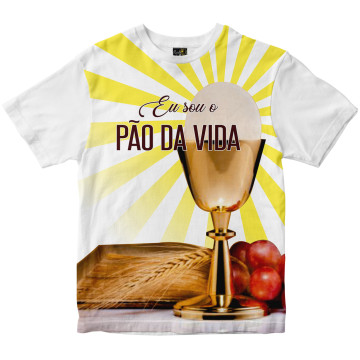 Camiseta Primeira Eucaristia Rainha do Brasil