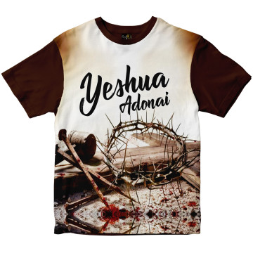 Camiseta Yeshua Adonai Rainha do Brasil