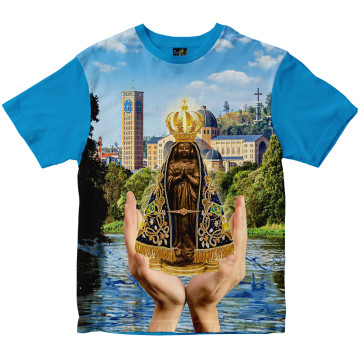 Camiseta Nossa Senhora Senhora Aparecida Rainha do Brasil