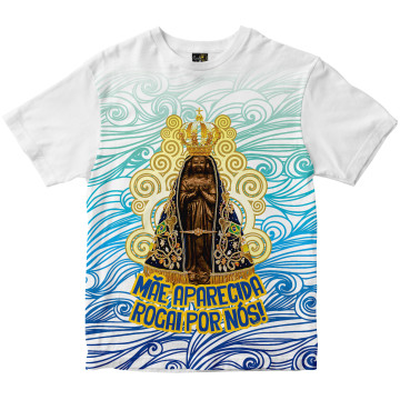 Camiseta Nossa Senhora Aparecida Rainha do Brasil