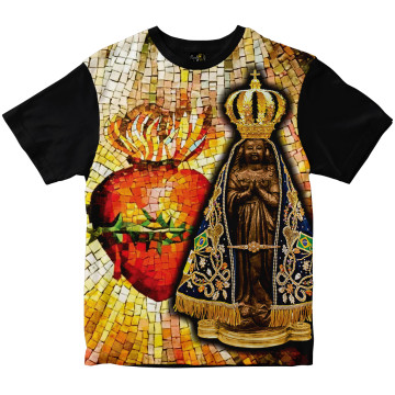 Camiseta Nossa Senhora Aparecida Rainha do Brasil