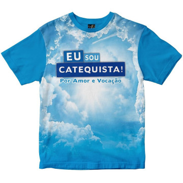 Camiseta Eu sou Catequista Rainha do Brasil