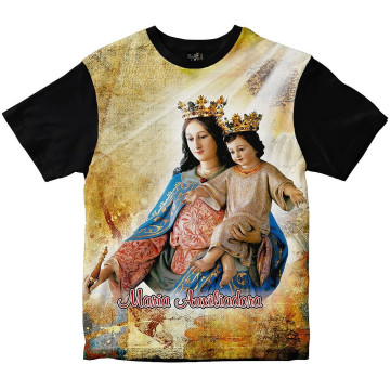 Camiseta Nossa Senhora Auxiliadora Rainha do Brasil