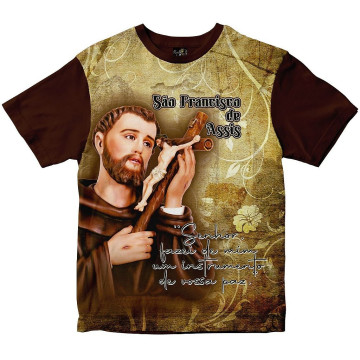 Camiseta São Francisco de Assis Rainha do Brasil