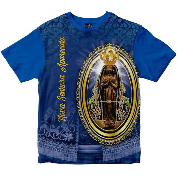 Camiseta Nossa Senhora Aparecida Rainha do Brasil