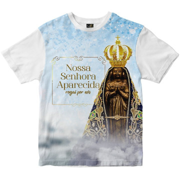 Camiseta Nossa Senhora Aparecida Rainha do Brasil