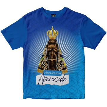 Camiseta Nossa Senhora Aparecida Rainha do Brasil