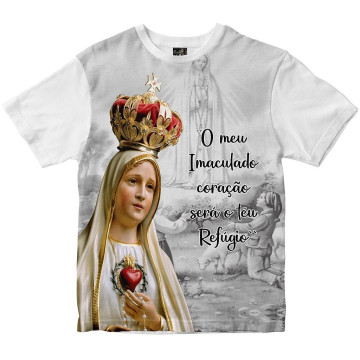 Camiseta N. Sra. de Fátima Rainha do Brasil