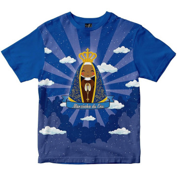 Camiseta Mãezinha do Céu Rainha do Brasil