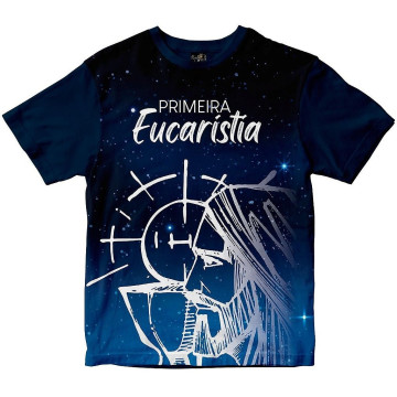 Camiseta Primeira Eucaristia Rainha do Brasil