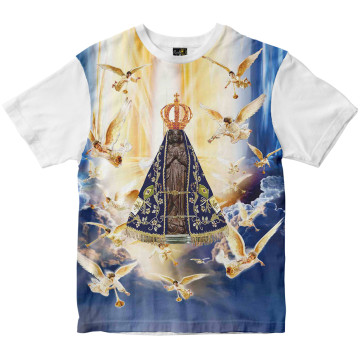 Camiseta Nossa Senhora Senhora Aparecida Rainha do Brasil