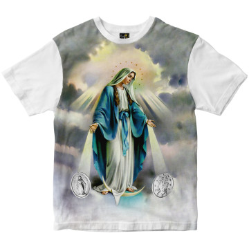 Camiseta Nossa Senhora Senhora das graças Rainha do Brasil