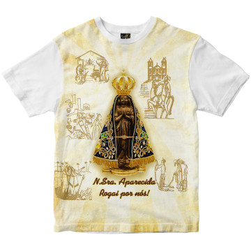 Camiseta Nossa Senhora Senhora Aparecida Rainha do Brasil