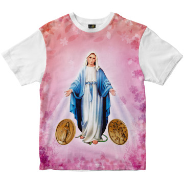 Camiseta Nossa Senhora Senhora das graças Rainha do Brasil