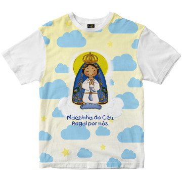 Camiseta Mãezinha do Céu Rainha do Brasil