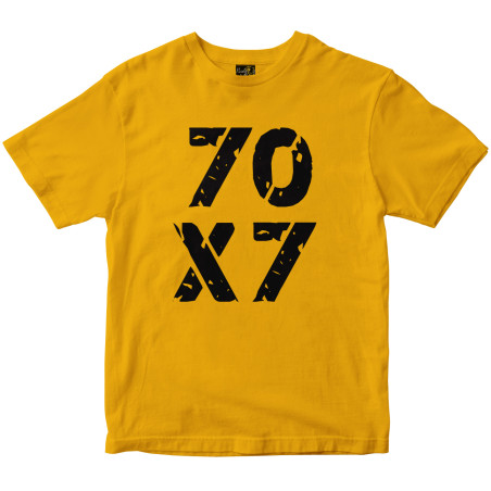 Camiseta 70x7 Rainha do Brasil amarela Rainha do Brasil