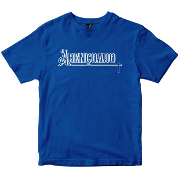 Camiseta Abençoado azul Rainha do Brasil