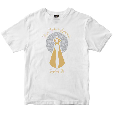 Camiseta Nossa Senhora Aparecida Rainha do Brasil