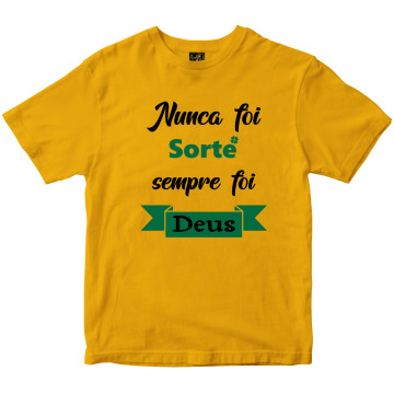 Camiseta Nunca Foi Sorte Rainha do Brasil