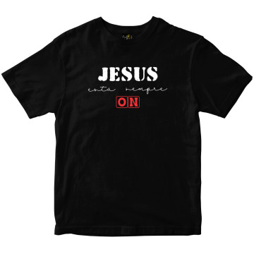 Camiseta Jesus está ON Rainha do Brasil