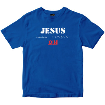 Camiseta Jesus está ON Rainha do Brasil