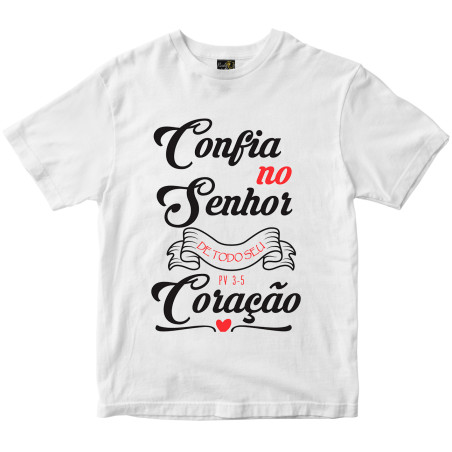 Camiseta Confia no Senhor Rainha do Brasil