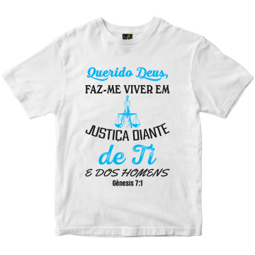 Camiseta Querido Deus,...