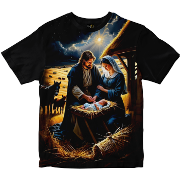 Camiseta Natal Sagrada...