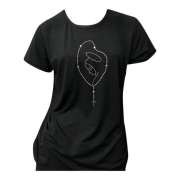 Blusa Feminina Terço e...