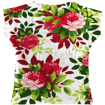 Blusa Feminina bata São Jorge Rainha do Brasil