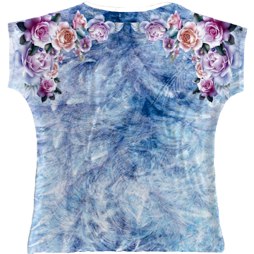 Blusa Feminina bata São Miguel Rainha do Brasil