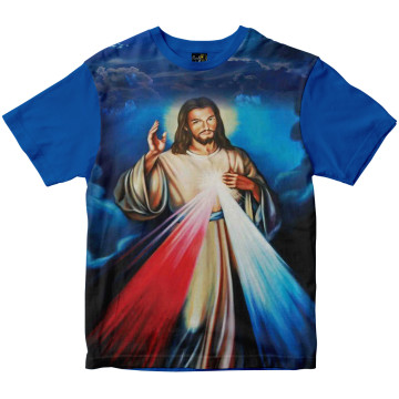 Camiseta Jesus Misericordioso Rainha do Brasil