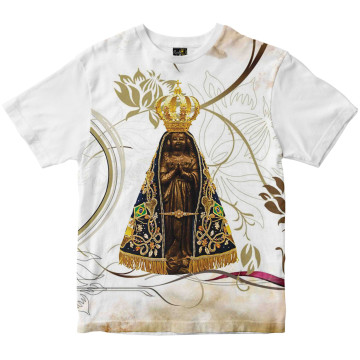 Camiseta Nossa Senhora Aparecida Rainha do Brasil