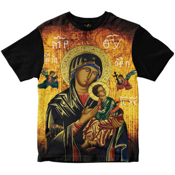 Camiseta Nossa Senhora do Perpétuo Socorro Rainha do Brasil