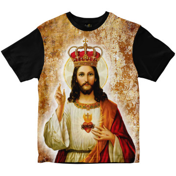 Camiseta Cristo Rei Rainha do Brasil