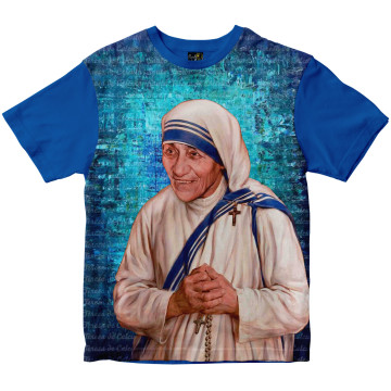 Camiseta Santa Madre Teresa de Calcutá Rainha do Brasil