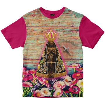 Camiseta Nossa Senhora Aparecida Rainha do Brasil