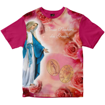 Camiseta Nossa Senhora das Graças Rainha do Brasil