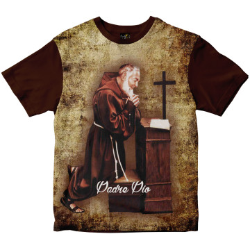 Camiseta São Padre Pio Rainha do Brasil