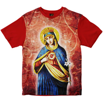 Camiseta Sagrado Coração de Maria Rainha do Brasil