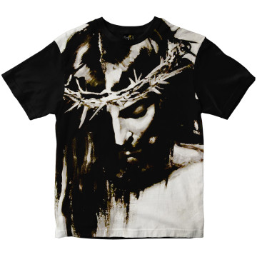 Camiseta Jesus Cristo face Rainha do Brasil