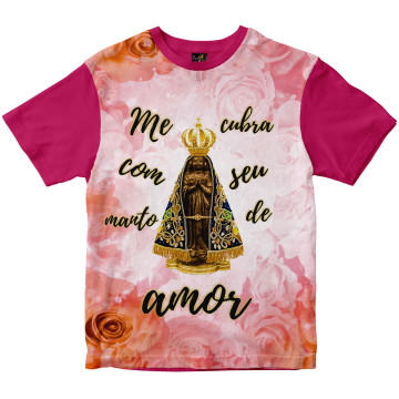 Camiseta Nossa Senhora Aparecida Rainha do Brasil