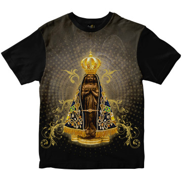 Camiseta Nossa Senhora Aparecida Rainha do Brasil