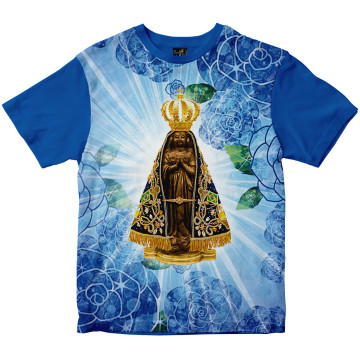 Camiseta Nossa Senhora Aparecida Rainha do Brasil