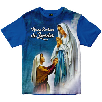 Camiseta Nossa Senhora de Lourdes Rainha do Brasil